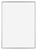 Evry Kunststoff Bilderrahmen 50x70cm Silber Vorne | Yourdecoration.de