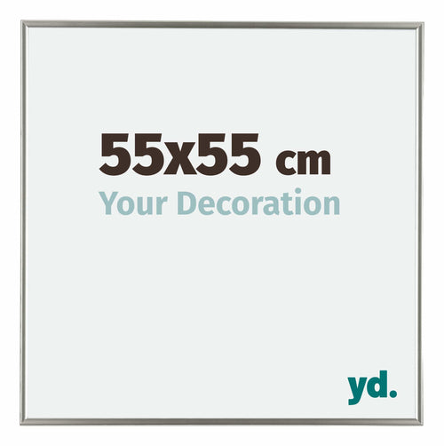 Evry Kunststoff Bilderrahmen 55x55cm Champagner Vorne Messe | Yourdecoration.de