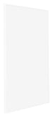 Evry Kunststoff Bilderrahmen 60x84cm Weiss Hochglanz Vorne Schrag | Yourdecoration.de
