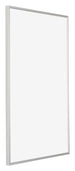 Evry Kunststoff Bilderrahmen 60x85cm Silber Vorne Schrag | Yourdecoration.de
