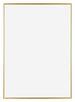 Evry Kunststoff Bilderrahmen 70x100cm Gold Vorne | Yourdecoration.de