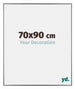 Evry Kunststoff Bilderrahmen 70x90cm Silber Vorne Messe | Yourdecoration.de