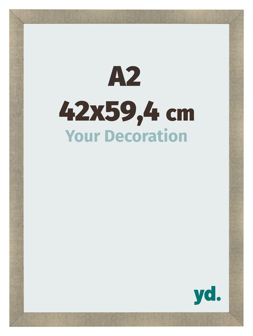 Bilderrahmen A2 - 42x59,4 cm - Gold Antik - MDF - Pisa