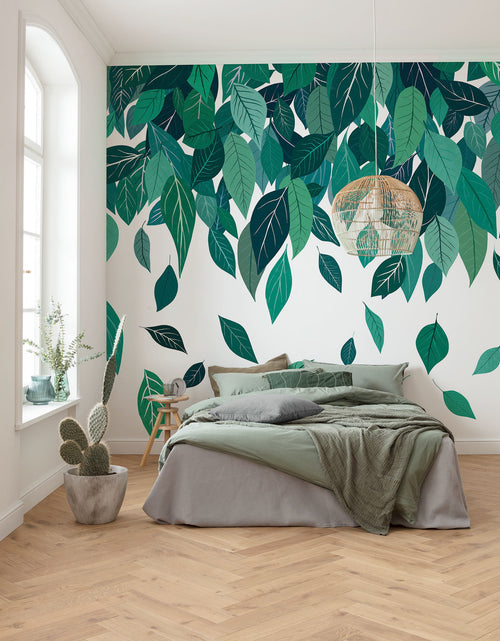 Fototapete Blatterchaos 350x250cm FLX7 012 Interieur | Yourdecoration.nl