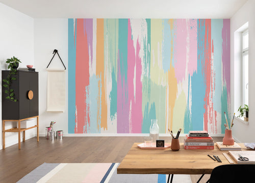 Fototapete Color Rain 350x250cm FLX7 031 Interieur | Yourdecoration.nl