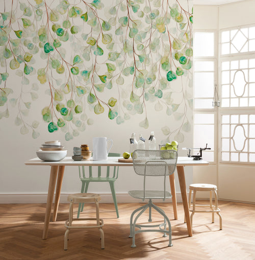 Fototapete Douche de Feuilles 300x250cm FLX6 044 Interieur | Yourdecoration.nl