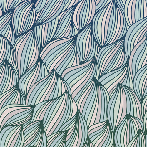 Fototapete Gentle Waves 250x250cm Komar FLX5 047 | Yourdecoration.nl