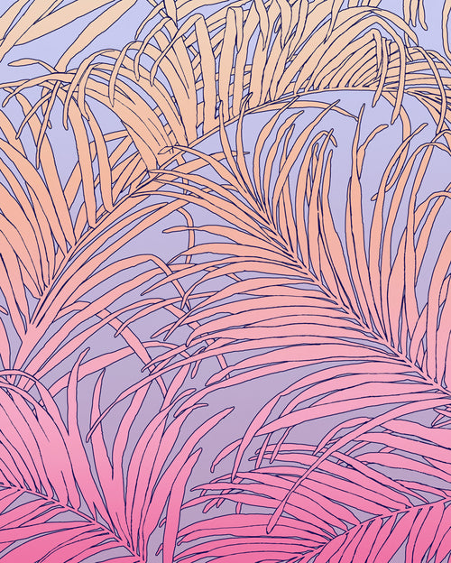 Fototapete Palm Foglie 200x250cm Komar FLX4 057 | Yourdecoration.nl
