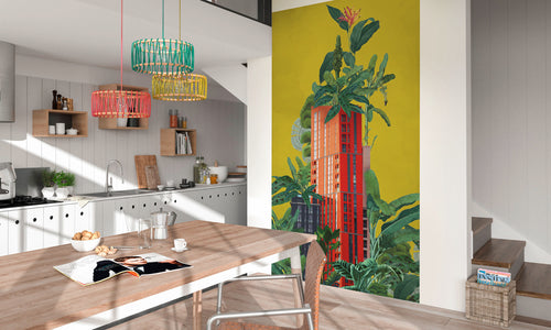 Fototapete Plant House 150x250cm Komar FLX3 061 Interieur | Yourdecoration.nl