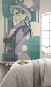 Fototapete Woman Hat Color 150x250cm Komar FLX3 062 Interieur | Yourdecoration.nl