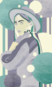 Fototapete Woman Hat Color 150x250cm Komar FLX3 062 | Yourdecoration.nl