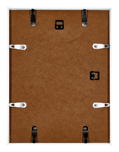 Kent Aluminium Bilderrahmen 18x24cm Weiss Hochglanz Ruckseite | Yourdecoration.de