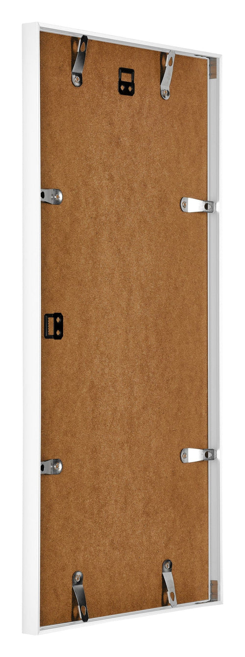 Kent Aluminium Bilderrahmen 20x40cm Weiss Hochglanz Ruckseite Schrag | Yourdecoration.de