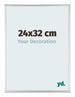 Kent Aluminium Bilderrahmen 24x32cm Silber Hochglanz Vorne Messe | Yourdecoration.de