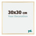 Kent Aluminium Bilderrahmen 30x30cm Gold Vorne Messe | Yourdecoration.de