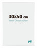 Kent Aluminium Bilderrahmen 30x40cm Weiss Hochglanz Vorne Messe | Yourdecoration.de