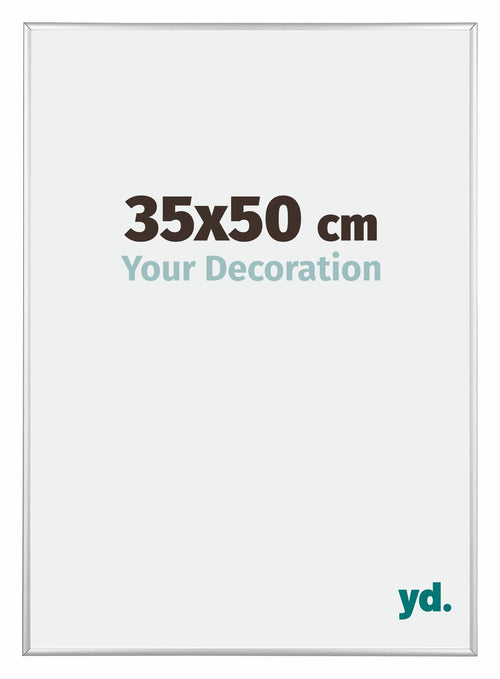 Kent Aluminium Bilderrahmen 35x50cm Silber Hochglanz Vorne Messe | Yourdecoration.de