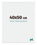Kent Aluminium Bilderrahmen 40x50cm Weiss Hochglanz Vorne Messe | Yourdecoration.de