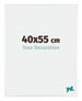 Kent Aluminium Bilderrahmen 40x55cm Weiss Hochglanz Vorne Messe | Yourdecoration.de