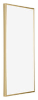 Kent Aluminium Bilderrahmen 40x80cm Gold Vorne Schrag | Yourdecoration.de