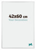 Kent Aluminium Bilderrahmen 42x60cm Silber Hochglanz Vorne Messe | Yourdecoration.de