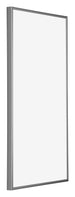Kent Aluminium Bilderrahmen 50x100cm Platin Vorne Schrag | Yourdecoration.de