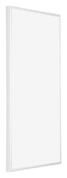 Kent Aluminium Bilderrahmen 50x100cm Weiss Hochglanz Vorne Schrag | Yourdecoration.de