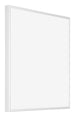 Kent Aluminium Bilderrahmen 50x50cm Weiss Hochglanz Vorne Schrag | Yourdecoration.de