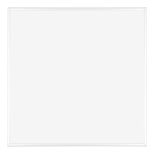 Kent Aluminium Bilderrahmen 50x50cm Weiss Hochglanz Vorne | Yourdecoration.de