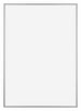 Kent Aluminium Bilderrahmen 50x70cm Platin Vorne | Yourdecoration.de