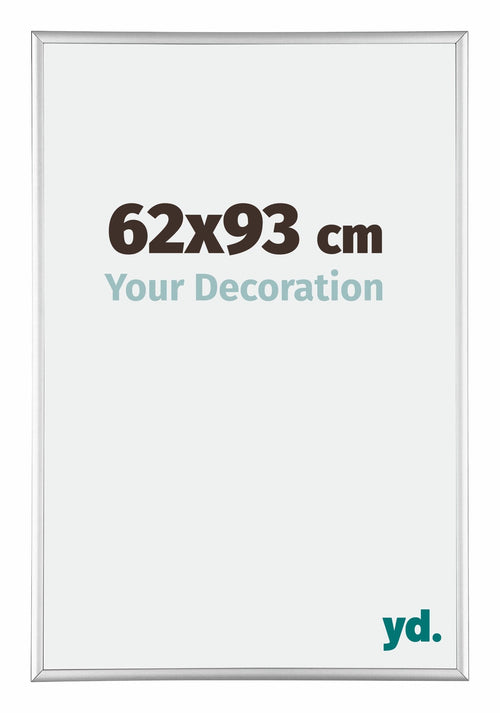Kent Aluminium Bilderrahmen 62x93cm Silber Hochglanz Vorne Messe | Yourdecoration.de