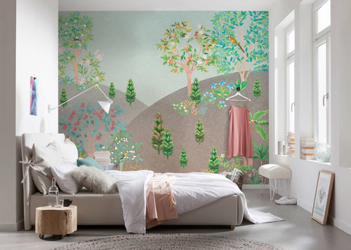 Komar Persian Garden Vlies Fototapete 300x250cm 6 bahnen interieur | Yourdecoration.de