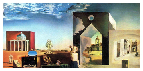 Kunstdruck Salvador Dali Banlieue de la Ville 100x50cm SD 809 PGM | Yourdecoration.de