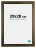 Leeds Holz Bilderrahmen 20x28cm Champagner Geburstet Vorne Messe | Yourdecoration.de