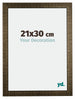 Leeds Holz Bilderrahmen 21x30cm Champagner Geburstet Vorne Messe | Yourdecoration.de