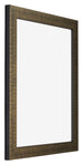 Leeds Holz Bilderrahmen 25x30cm Champagner Geburstet Vorne Schrag | Yourdecoration.de