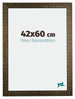 Leeds Holz Bilderrahmen 42x60cm Champagner Geburstet Vorne Messe | Yourdecoration.de