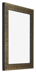 Leeds Holz Bilderrahmen 60x80cm Champagner Geburstet Vorne Schrag | Yourdecoration.de