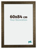 Leeds Holz Bilderrahmen 60x84cm Champagner Geburstet Vorne Messe | Yourdecoration.de