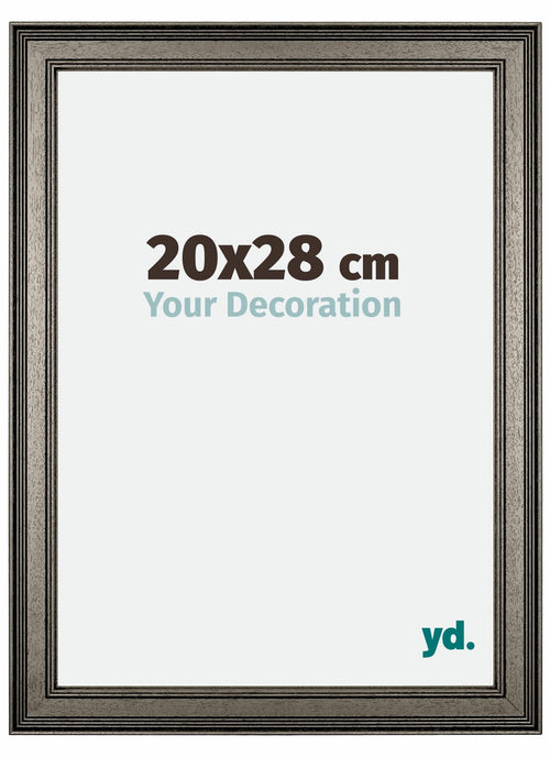 Liverpool Holz Bilderrahmen 20x28cm Silber Vorne Messe | Yourdecoration.de