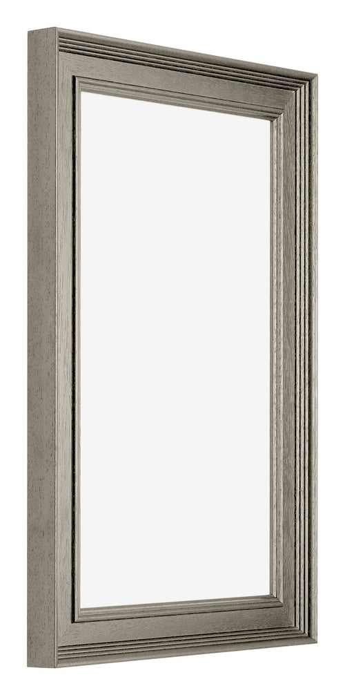 Liverpool Holz Bilderrahmen 30x50cm Silber Vorne Schrag | Yourdecoration.de