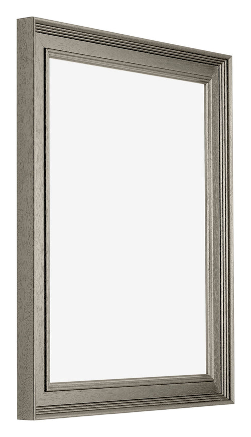 Liverpool Holz Bilderrahmen 35x45cm Silber Vorne Schrag | Yourdecoration.de