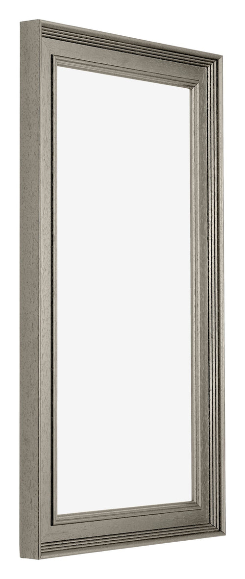 Liverpool Holz Bilderrahmen 40x70cm Silber Vorne Schrag | Yourdecoration.de