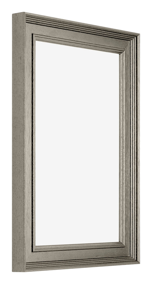Liverpool Holz Bilderrahmen 61x91 5cm Silber Vorne Schrag | Yourdecoration.de