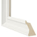 London Holz Bilderrahmen 20x40cm Weiss Detail Querschnitt | Yourdecoration.de