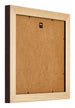 London Holz Bilderrahmen 25x25cm Braun Wenge Rucksteite Schrag | Yourdecoration.de