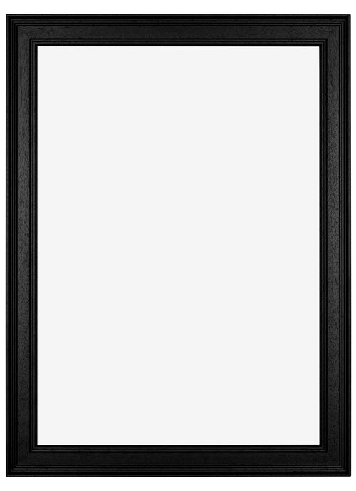 London Holz Bilderrahmen 25x35cm Schwarz Vorne | Yourdecoration.de