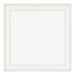 London Holz Bilderrahmen 30x30cm Weiss Vorne | Yourdecoration.de