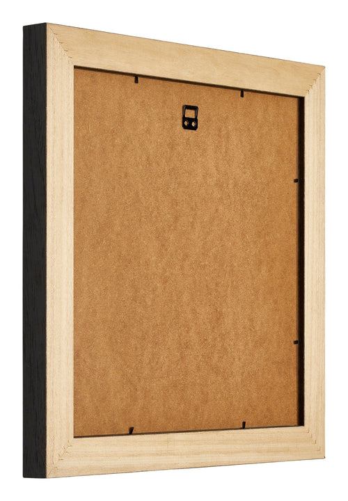 London Holz Bilderrahmen 35x35cm Schwarz Rucksteite Schrag | Yourdecoration.de