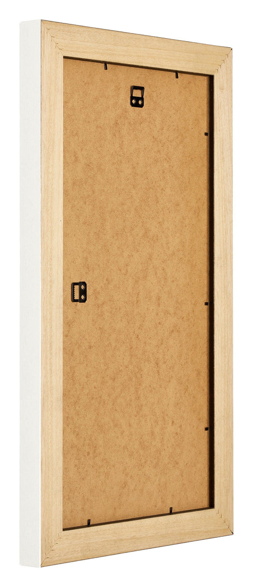 London Holz Bilderrahmen 45x80cm Weiss Rucksteite Schrag | Yourdecoration.de